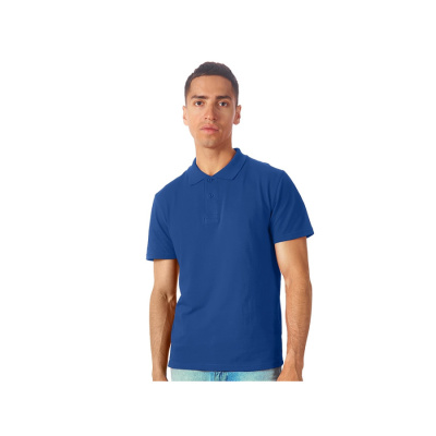 Рубашка поло First мужская, кл. синий (размер S)
