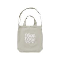 Сумка Helfer из хлопка на кнопке с регулирующейся лямкой, оливковый (3D термотрансфер)