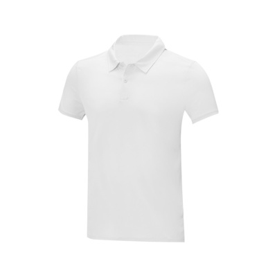 Мужская стильная футболка поло с короткими рукавами Deimos, белый (размер XS)
