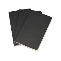 Записная книжка Moleskine Cahier (нелинованный, 3 шт. ), Large (13х21см), черный
