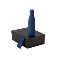 Подарочный набор с термобутылкой и повербанком С1, 5000 мА·ч, темно-синий