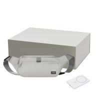 Подарочный набор Boston, Atlantis, серый (поясная сумка, аккумулятор)