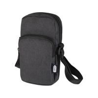 Сумка для телефона Ross из переработанного материала, древесный уголь