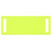 Шильдик металлический Kova, желтый неон