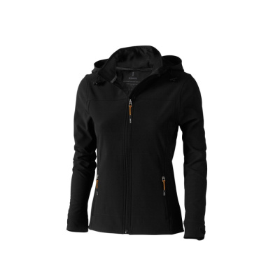 Куртка софтшел Langley женская, черный (размер S)