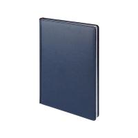 Ежедневник недатированный А4 Sidney Nebraska, синий (серебряный обрез)