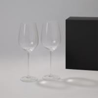 Подарочный набор 2 бокала для вина Blanche в черной коробке