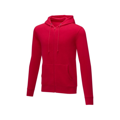 Мужская толстовка на молнии Theron, красный (размер XS)