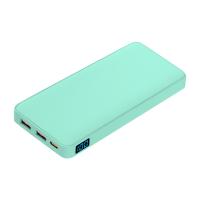 Внешний аккумулятор с подсветкой Ancor PD Plus 10000 мА·ч, бирюзовый