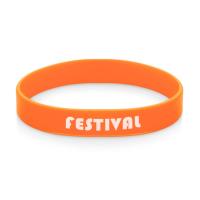 Силиконовый браслет Forest 202*12 мм, оранжевый