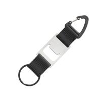 Брелок-ремувка с открывашкой и карабином Champion, черный