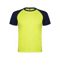 Спортивная футболка Indianapolis мужская, неоновый желтый/нэйви