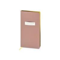 Еженедельник недатированный А6 Morandi. Пыльная роза с нашивкой, пыльно-розовый