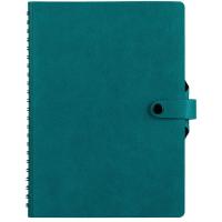 Ежедневник Strep Front на заказ, недатированный, бирюзовый