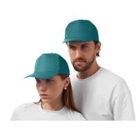 Бейсболка Poly 5-ти панельная 120гр, пыльно-бирюзовый