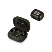 Беспроводные наушники с шумоподавлением c подсветкой лого Lites, черные (Р)