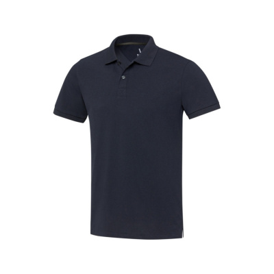 Emerald поло унисекс с коротким рукавом из переработанных материалов Aware™. - Нейви (размер XS)