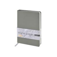 Ежедневник с каменной бумагой недатированный А5 Carrara, серый