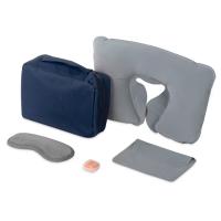 Набор для путешествий Comfy Flight, темно-синий