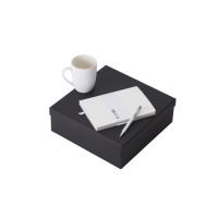 Подарочный набор с блокнотом С1, металлической ручкой и кружкой, белый