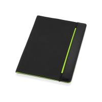 Папка для документов Делос, черный/зеленое яблоко