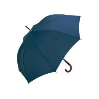 Зонт-трость 4132 Fop с деревянной ручкой, полуавтомат, нейви