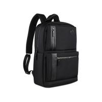 Рюкзак мужской BUGATTI Nero 16'', чёрный, нейлон 1680D/кожа, 29, 5х14х44 см