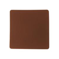 ПАТЧ КВАДРАТ soft-touch (коричневый ) 5, 5 х 5, 5 см