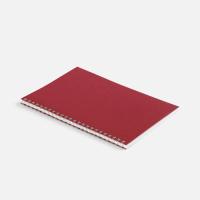 Блокнот Salvador в клетку, красный ver. 2