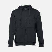 Толстовка мужская на молнии с капюшоном Amsterdam, черная