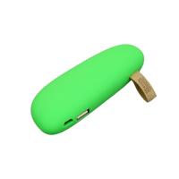 PB_Small_stone Универсальное зарядное устройство power bank в форме камня. 2600 мА·ч. Зеленый