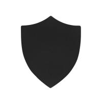 ПАТЧ ЩИТ soft-touch (чёрный) 6, 6 х 5, 5 см