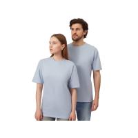 Футболка из френч терри Warsaw унисекс 220гр, небесно-голубой