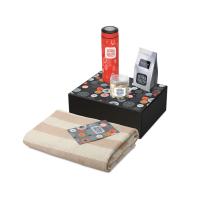 Подарочный набор Re: y. Warm с пледом, термосом и чаем