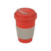 Термокружка Muffin из натуральных волокон, красный