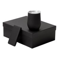 Подарочный набор с термокружкой и повербанком С2, 10000 мА·ч, черный