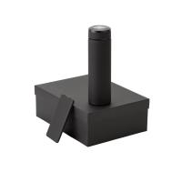 Подарочный набор с термосом и повербанком С1, черный