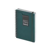 Ежедневник недатированный на гребне А5 Pragmatic, темно-зеленый