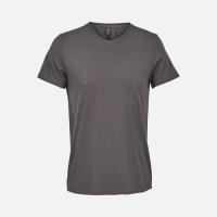 Футболка унисекс Regent с V-образным вырезом, темно-серая