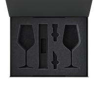 Ложемент под 2 бокала для вина + набор для вина Sacramento в большую коробку-трансформер (арт. 695722)