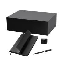 Подарочный набор Passion, Molto, черный (колонка, ежедневник, ручка)