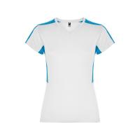 Футболка Suzuka женская, белый/бирюзовый