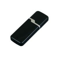 Флешка 3. 0 промо прямоугольной формы c оригинальным колпачком, 128 Гб, черный