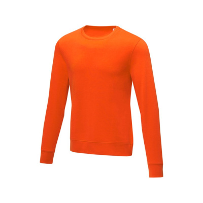 Мужской свитер Zenon с круглым вырезом, оранжевый (размер XS)