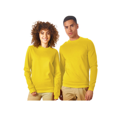 Свитшот Motion унисекс с начесом, жёлтый (размер XS)