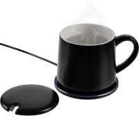 Кружка с подогревом и беспроводной зарядкой dualBase ver. 2. 0 Matt, черная