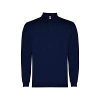 Рубашка поло Carpe мужская с длинным рукавом, нэйви