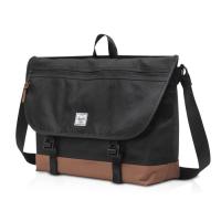 Сумка-мессенджер Herschel Cove из переработанного материала 22, 5 л - сплошной черный