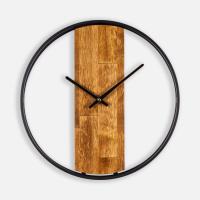 Часы Woodix, черные с коричневым