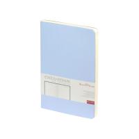 Ежедневник А5 недатированный Megapolis Velvet Flex, зефирный голубой